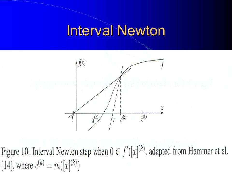 Interval Newton
