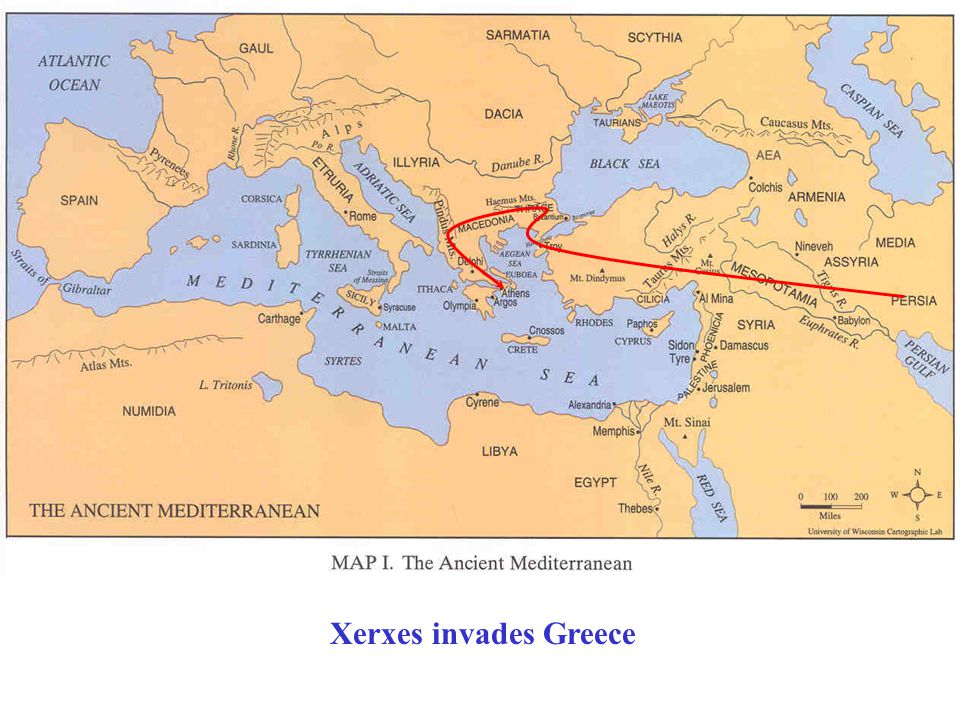 Xerxes invades Greece