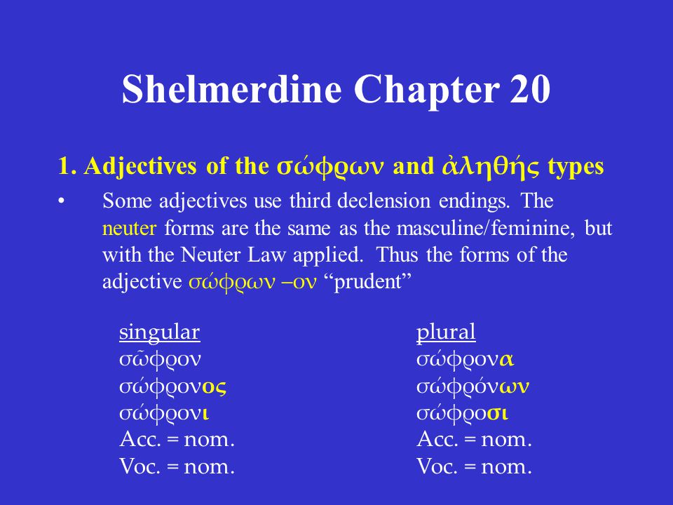 Shelmerdine Chapter 20 1.