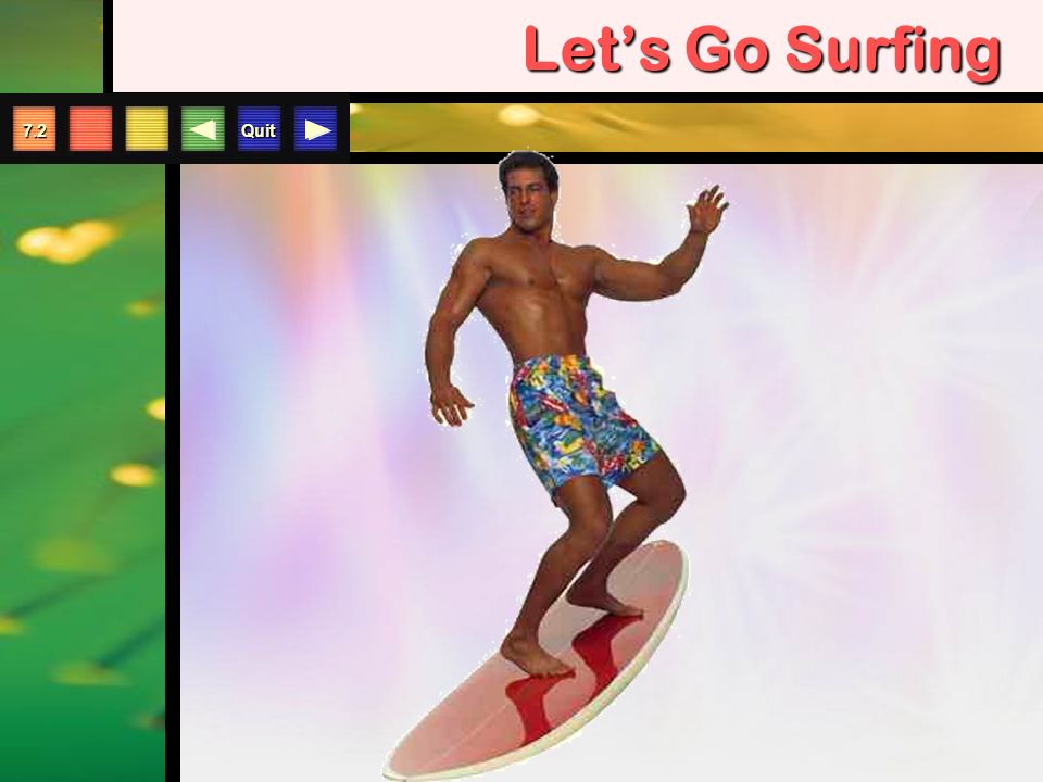 Quit 7.2 Let’s Go Surfing