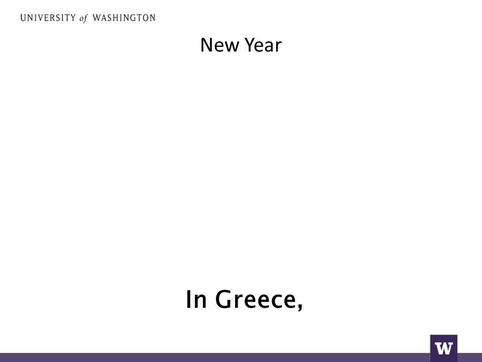 New Year In Greece,