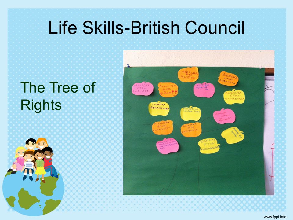 Life Skills-British Council The Tree of Rights
