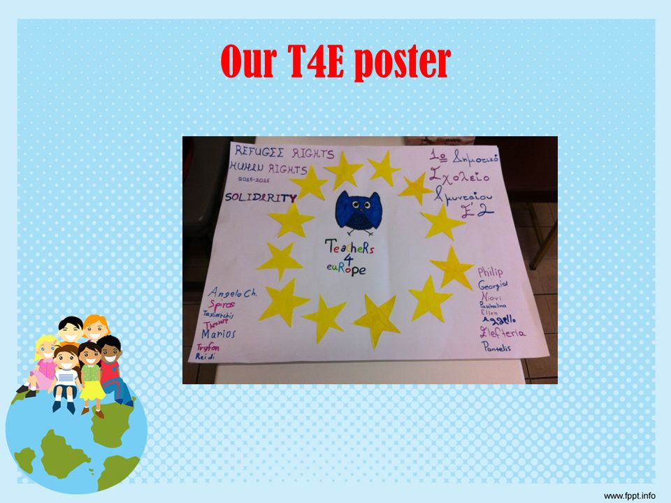 Our T4E poster