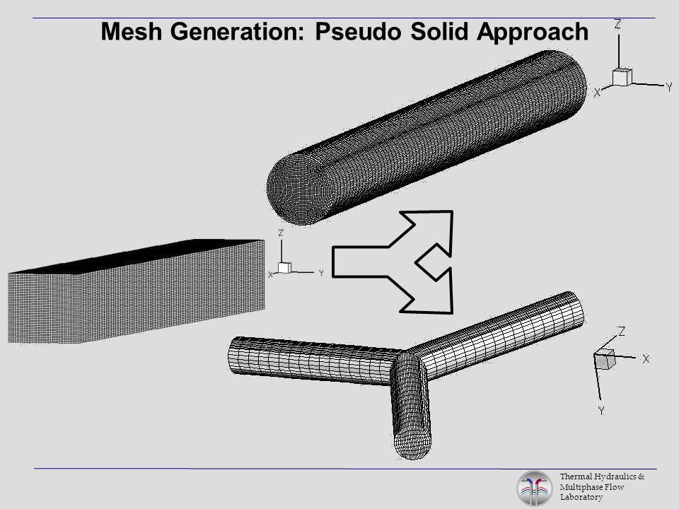 Thermal Hydraulics & Multiphase Flow Laboratory Mesh Generation: Pseudo Solid Approach