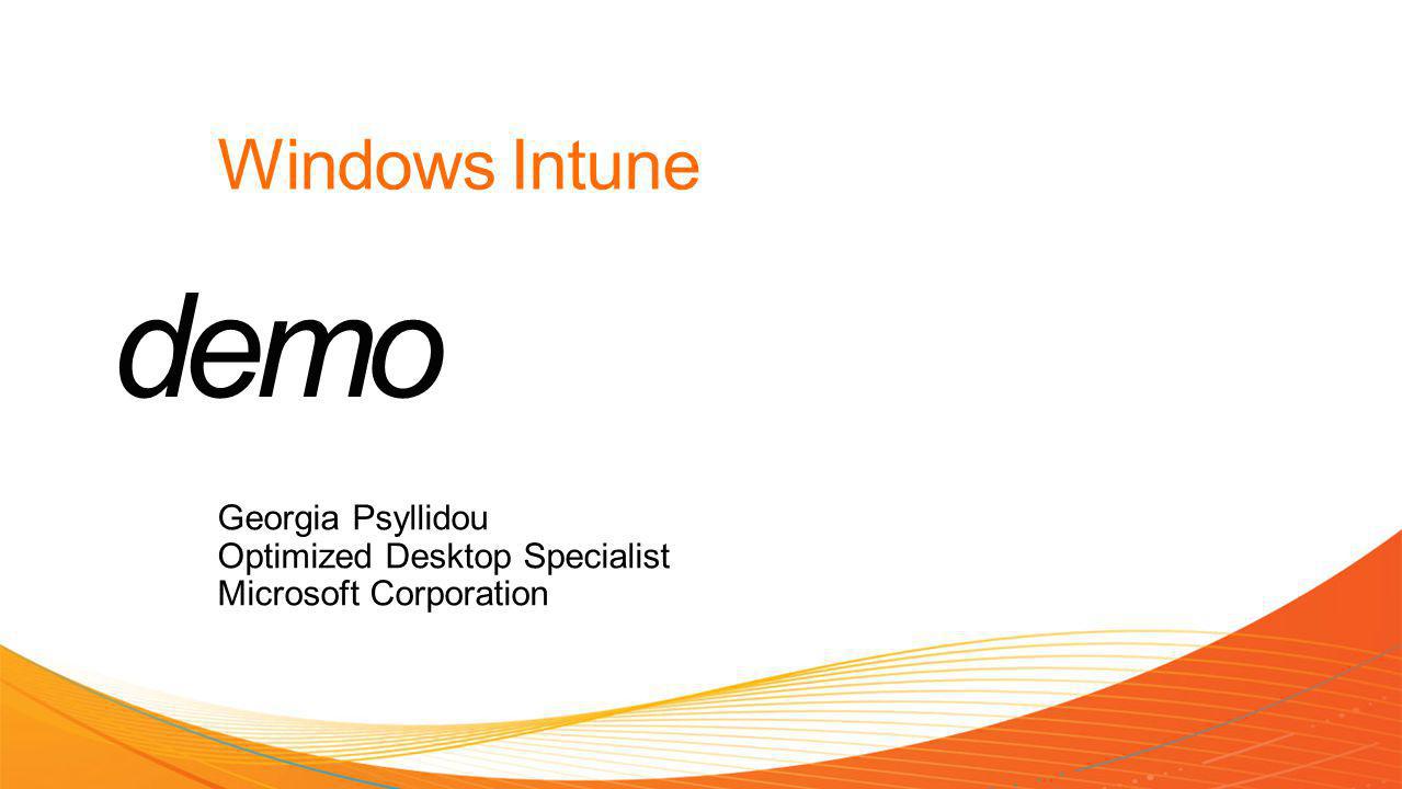 Windows Intune demo