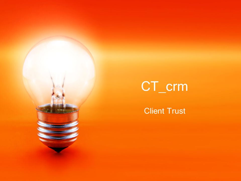 CT_crm Client Trust