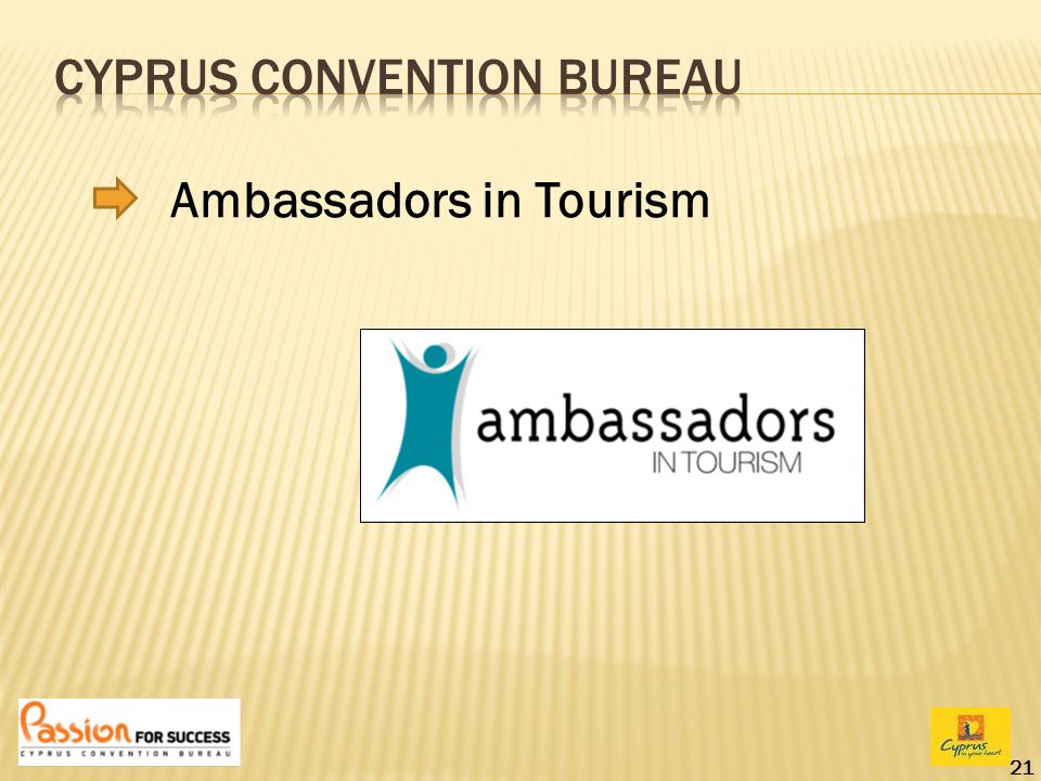 21 Ambassadors in Tourism